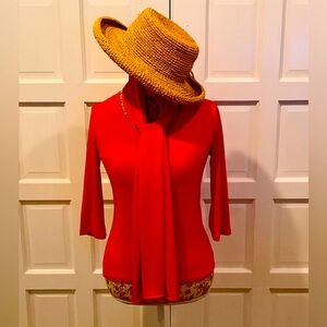 Ladies Blouse and Matching Scarf